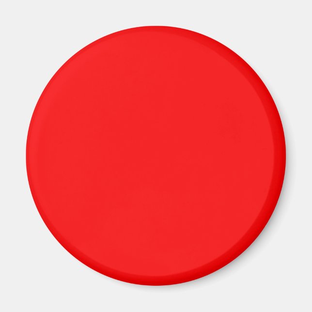Create Your Own Red Background Template  Magnet (Front)