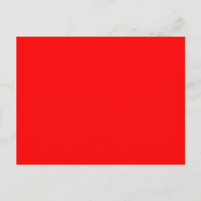Create Your Own Red Background Template  Postcard (Front)
