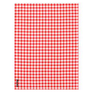 Create Your Own Red Gingham Tablecloth