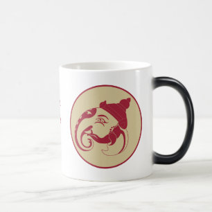 Create Your Own Red & Gold Ganesh Profile Magic Mug