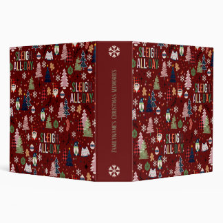 Create Your Own Red Sleigh All Day Gnomes Binder