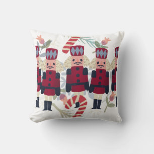 Create Your Own Red Tin Soldiers Throw Pillow