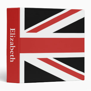Create Your Own Red Union Jack Binder