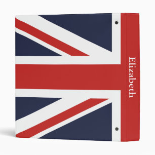 Create Your Own Red Union Jack Binder