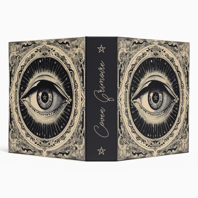 Create Your Own Retro Evil Eye Binder (Background)