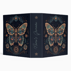 Create Your Own Retro Style Celestial Moth Totem Binder