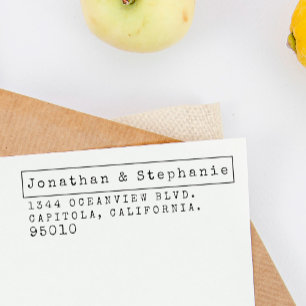 Create Your Own Retro Typewriter Return Address Self-inking Stamp