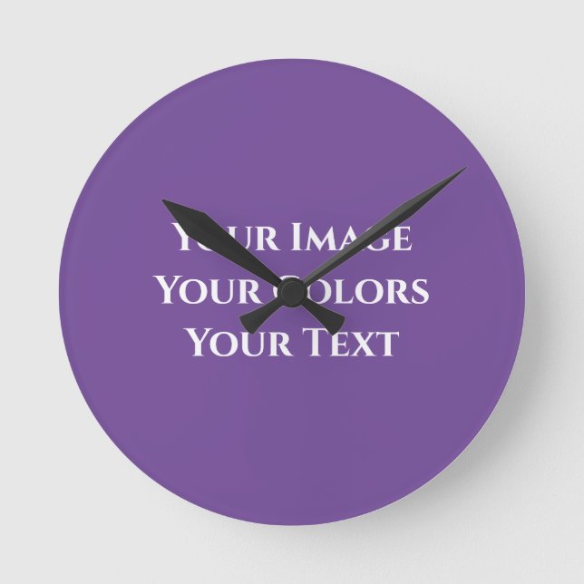 Create Your Own Round Clock (Front)