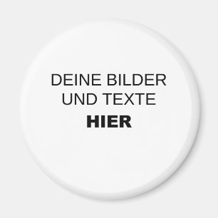 Create your own round magnet