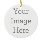 Create Your Own Round Ornament