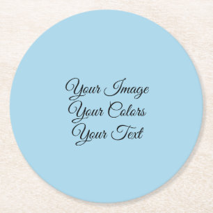 Create Your Own Round Paper Coaster
