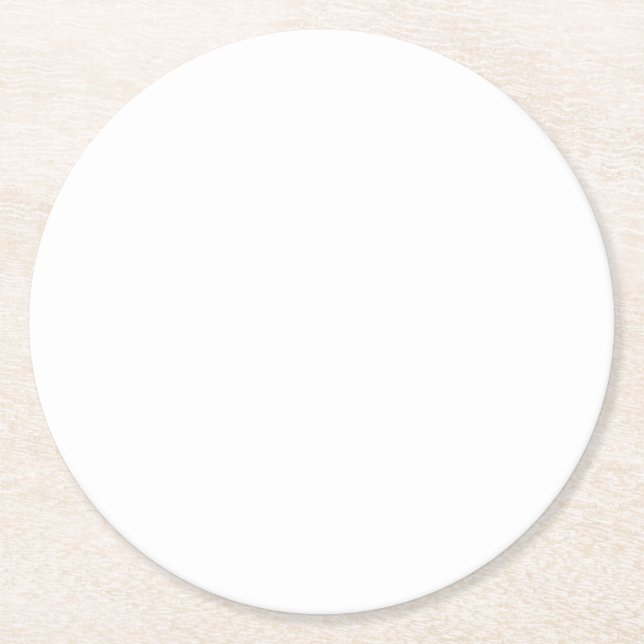  Create Your Own Round Paper Coaster (Front)