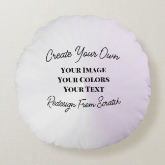 Create Your Own Round Pillow