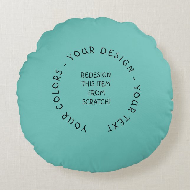 Create Your Own Round Pillow (Front)