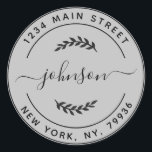 Create Your Own Round Return Address Classic Round Sticker<br><div class="desc">Create Your Own Round Return Address</div>