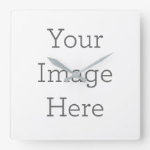 Create Your Own Round White-Framed Wall Clock