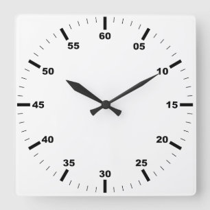 Create Your Own Round White-Framed Wall Clock