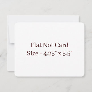 Create Your Own Rounded 3.5" x 5" Flat Card