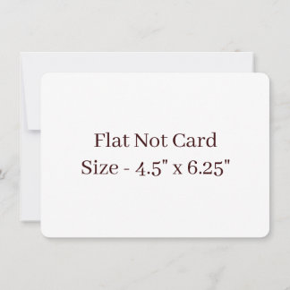 Create Your Own Rounded 4.5" x 6.25" Flat Card