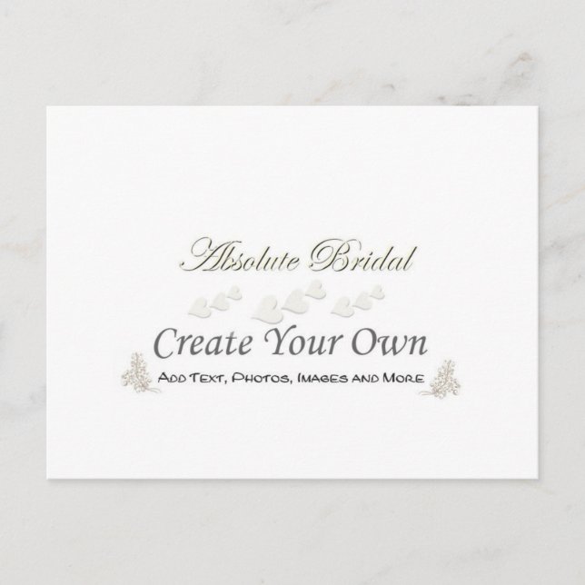 Create Your Own RSVP Postcard (Front)