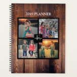 Create your own rustic family photo collage planner<br><div class="desc">Create your own rustic family photo collage,  dark wood,  planner.
You can personalize it and add your own photos at the front,  add your name,  monogram and year.</div>