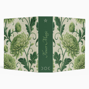 Create Your Own Sage Green Mum Vintage Floral Binder