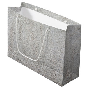 Create your own Sand texture photo Large Gift Bag