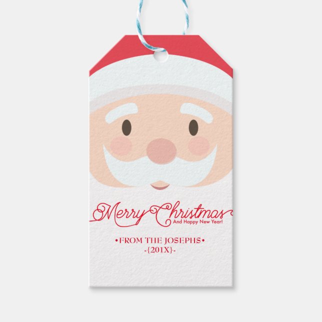 Create your own Santa Gift tags (Front)