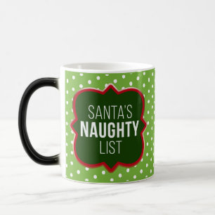 Create Your Own Santa's Naughty List Magic Mug