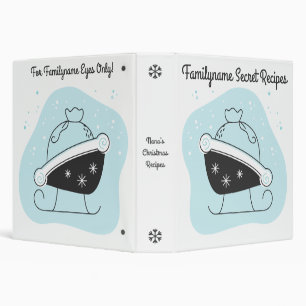 Create Your Own Santa's Sleigh Bag Christmas Binder