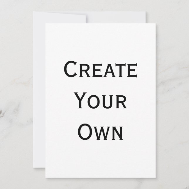 Create Your Own Save The Date (Front)