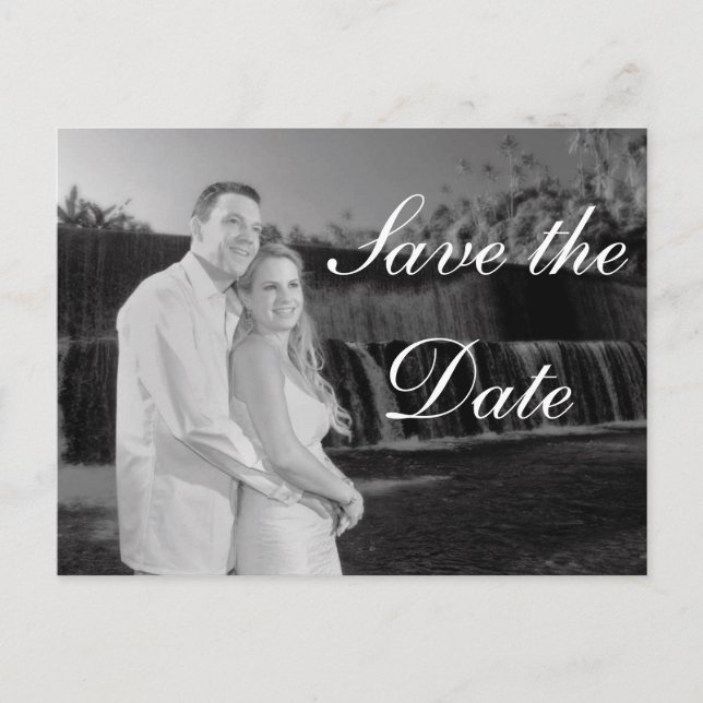 CREATE YOUR OWN SAVE THE DATE ANNOUNCEMENT POSTCARD (Front)