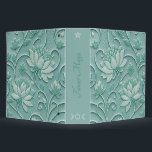 Create Your Own Seafoam White Lotus Vintage Floral Binder<br><div class="desc">This binder features mystical & magical artwork that you can customize to personalize for use as a grimoire, recipe book, school notebook, or as a way to keep any important papers safely bound. They also make terrific gifts for friends, family & your sister witches. Inspired by a desire to help...</div>