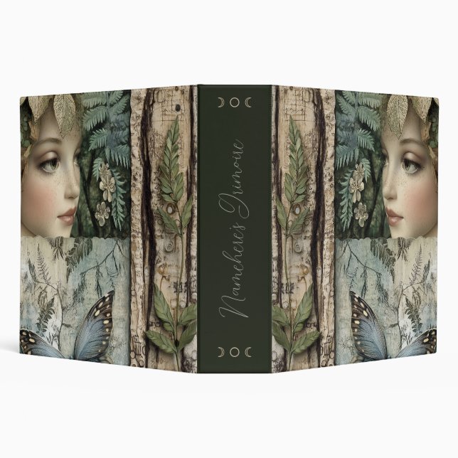 Create Your Own Secret Garden Botanical Witch Binder (Background)