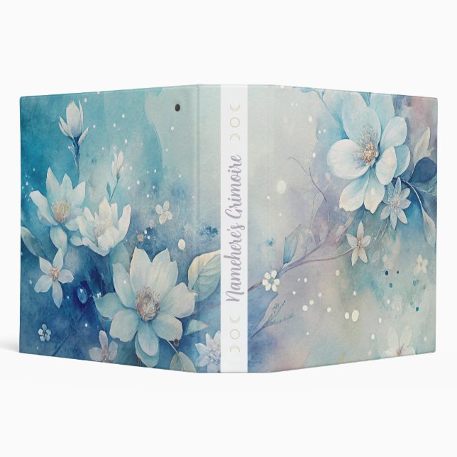 Create Your Own Shabby Chic White Tea Roses Binder (Background)