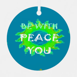 Create Your Own Shalom Peace Be With You Always Christmas Ornament