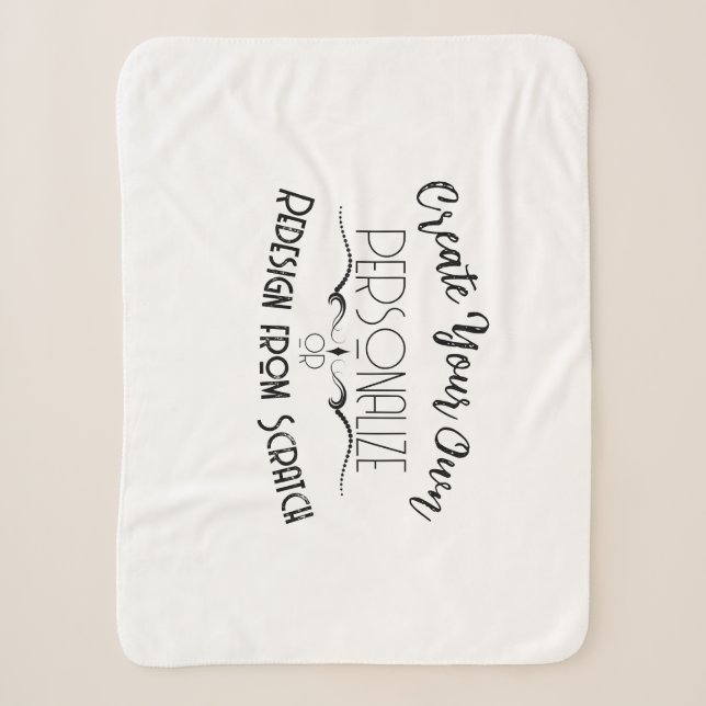Create Your Own Sherpa Blanket (Front)