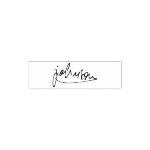 Create Your Own Signature Name Self-inking Stamp