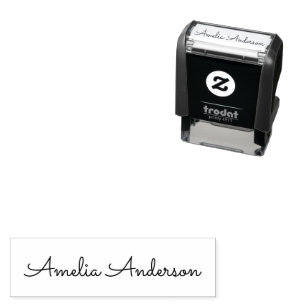 Create Your Own Signature Personalized  Self-inking Stamp