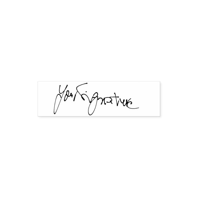Create Your Own Signature Self-inking Stamp (Design)