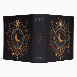Create Your Own Silver & Gold Celestial Lunar Binder