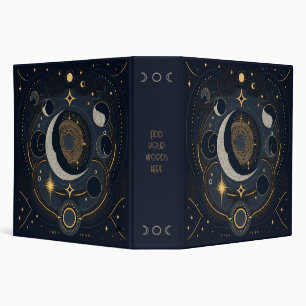 Create Your Own Silver & Gold Celestial Lunar Binder