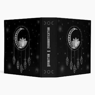 Create Your Own Silver Lotus Moon Dreamcatcher Binder