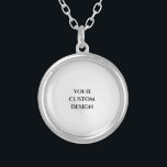 Create Your Own Silver Plated Necklace<br><div class="desc">Add some custom text to personalize this product or redesign the item entirely from scratch by replacing the image shown with one of your own.

Visit North Pole Party to view our entire collection of custom Christmas gifts,  party supplies and favours,  stocking stuffers,  candy and more.</div>