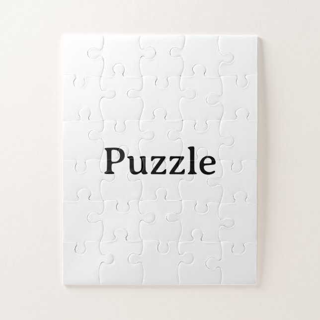 Create Your Own Simple 11"x14", 30 oversized piece Jigsaw Puzzle (Vertical)