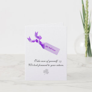 Create your own simple 4" x 5.6" Get Well Card