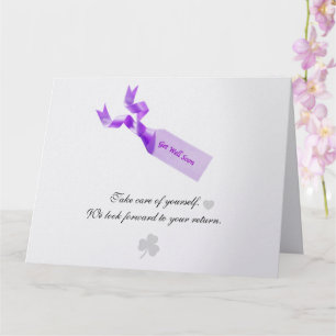 Create your own simple 8.5" x 11" Get Well Card