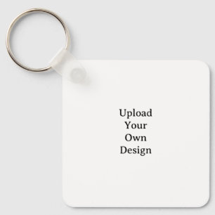 Create Your Own Simple Aluminum Square 2.25”x2.25" Keychain