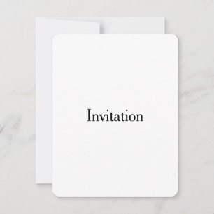 Create Your Own Simple Brand Promotion 4.25"x5.5" Invitation