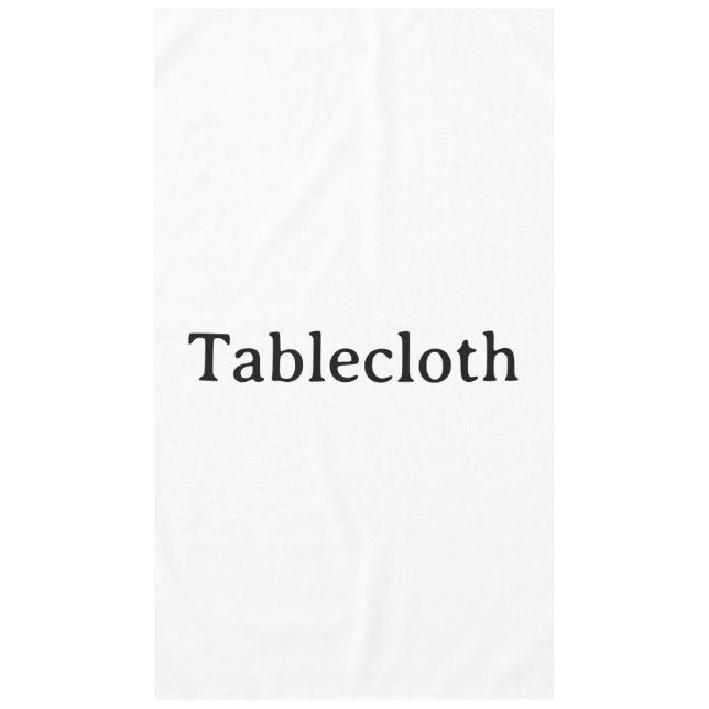 Create Your Own Simple Brand Promotion 60"x104" Tablecloth (Front)